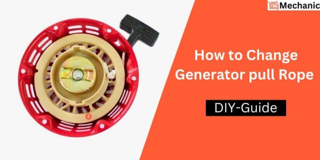 Generator Pull Cord Replacement with 6-steps